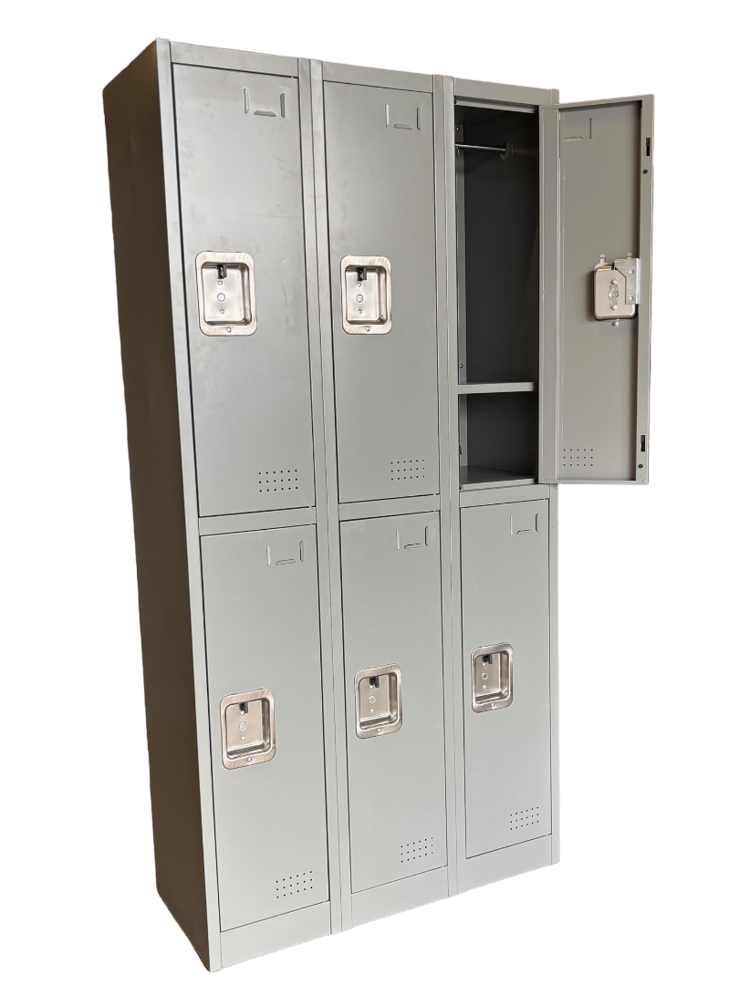 Heavy Duty Two Tier Locker - Three Column Set