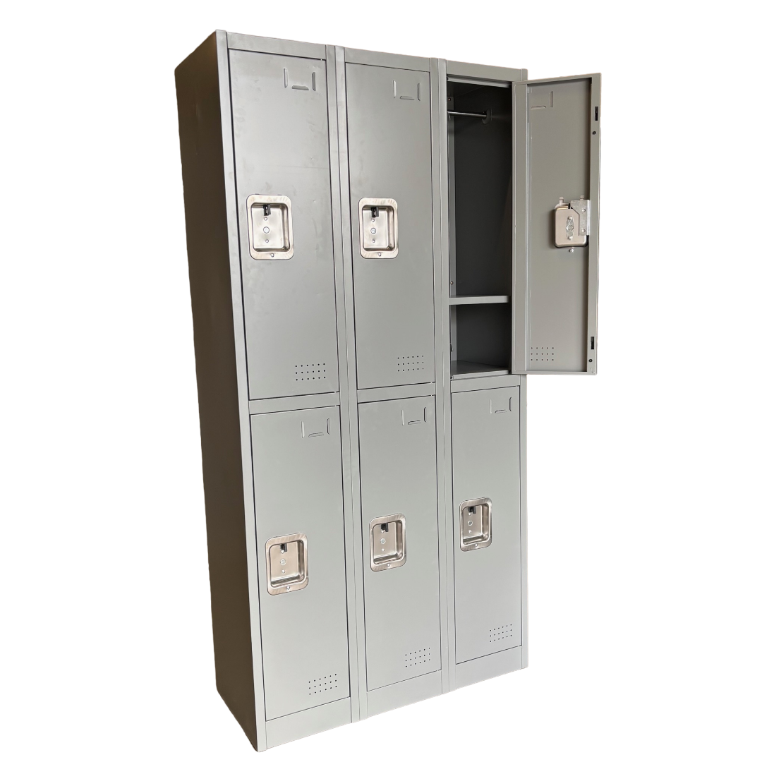 Heavy Duty Two Tier Locker - Three Column Set