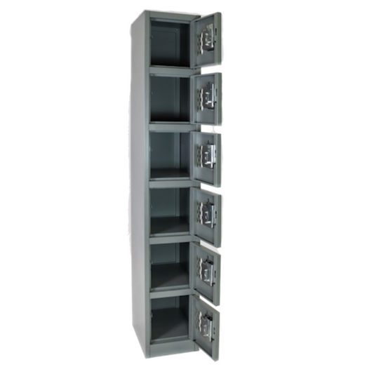 Six Tier Locker – Single Column