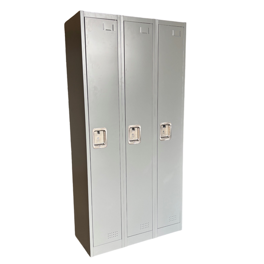 Heavy Duty Single Tier Locker - Three Column Set