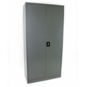 Grey Two Door Storage Cabinet